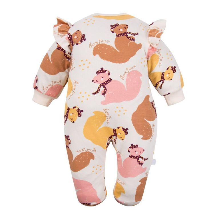 Pajac dziewczęcy, ecru, Eevi