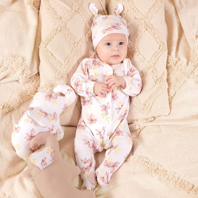 Pajac dziewczęcy, ecru, Nicol