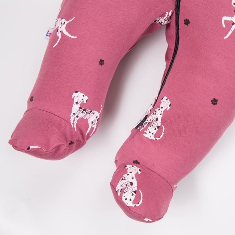 Pajac dziewczęcy, różowy, Eevi