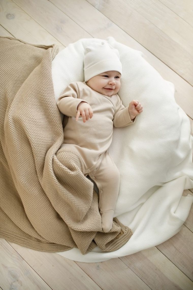 Pajac niemowlęcy, beżowy, Lovely day, Pinokio