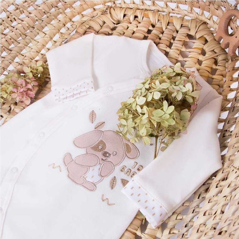 Pajac niemowlęcy, ecru, Eevi