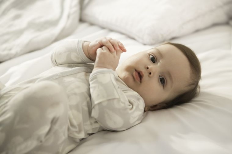 Pajac niemowlęcy, szary, Bamboo, Eevi