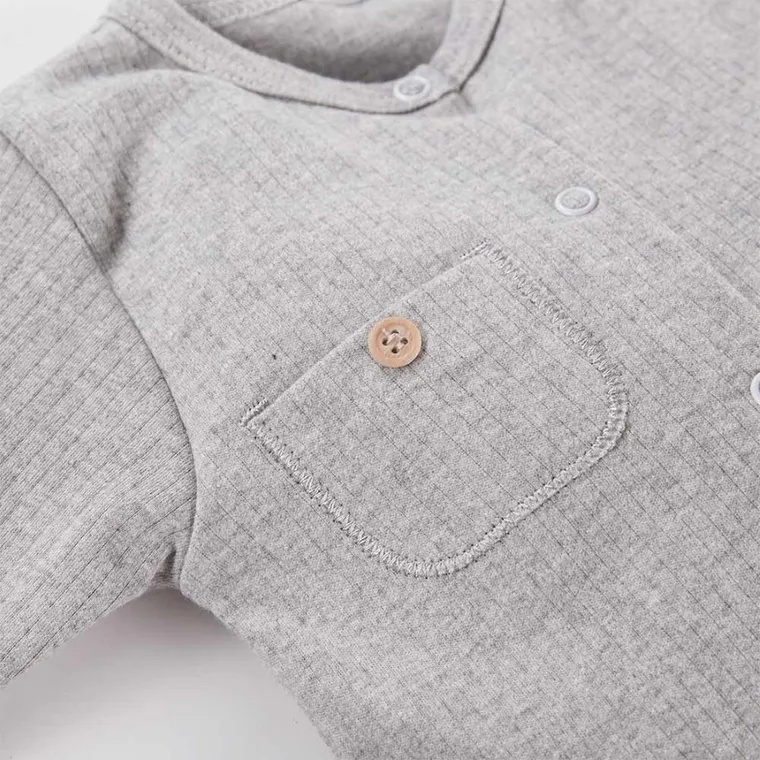 Pajac niemowlęcy, szary, Eevi