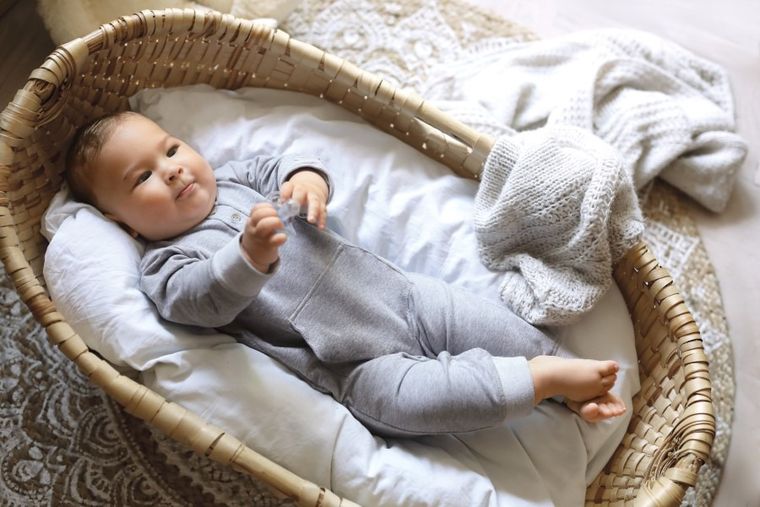 Pajac niemowlęcy, szary, kangurek, Eevi