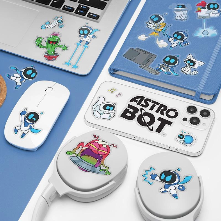 Paladone, Astrobot, Gadget Decals, naklejki na sprzęty elektroniczne