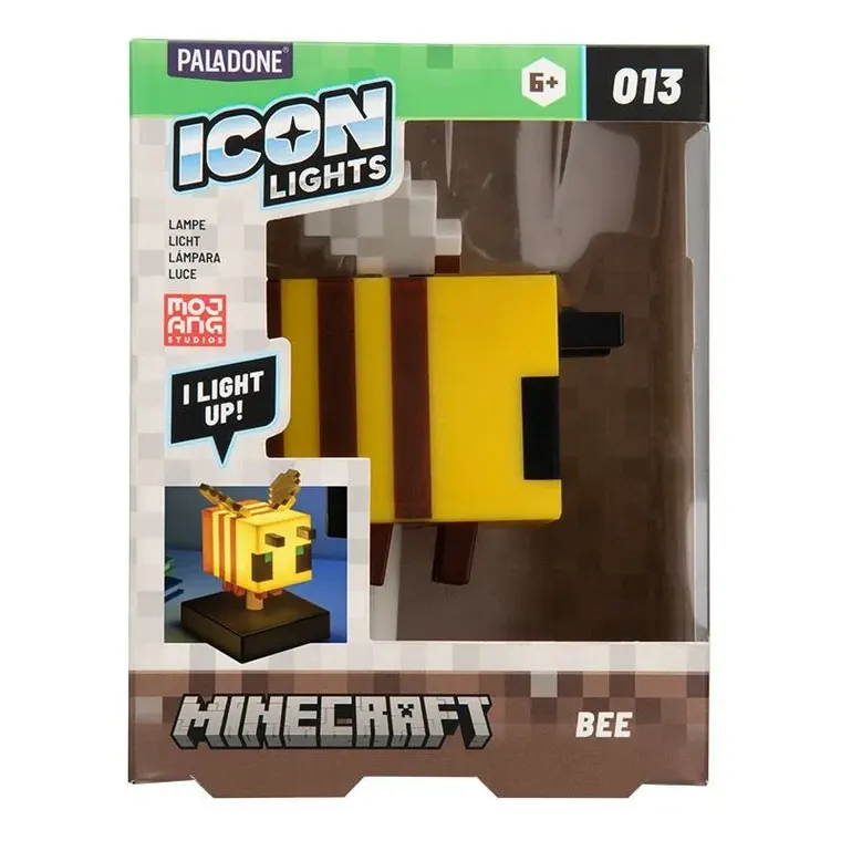 Paladone, Minecraft, Bee, lampka, 11.8 cm