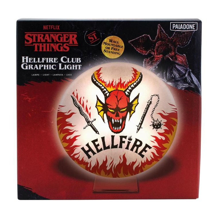 Paladone, Stranger Things, Hellfire Club, lampka nocna, 23.5 cm