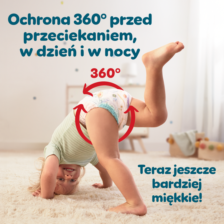 Pampers, Active Baby, pieluchomajtki, rozmiar 7, 15+ kg, 108 szt.