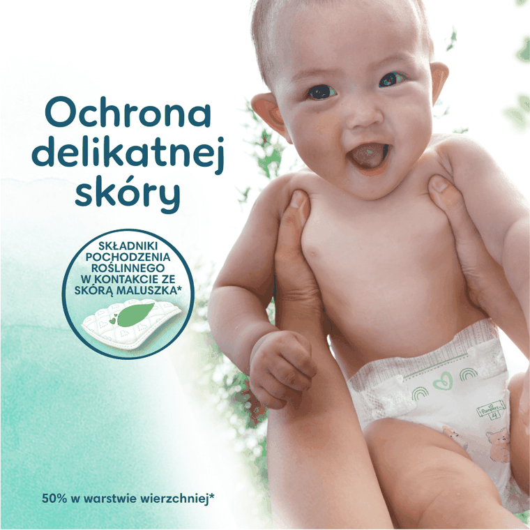 Pampers, Harmonie Baby, pieluchy jednorazowe, rozmiar 2, 4-8 kg, 204 szt.