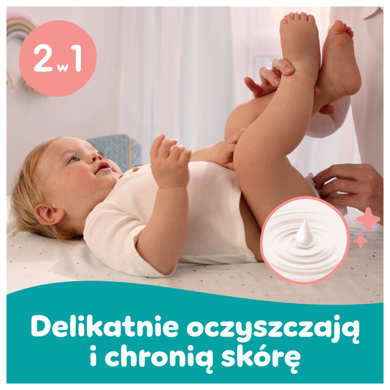 Pampers, Sensitive, chusteczki nawilżane dla dzieci, 12-52 szt.