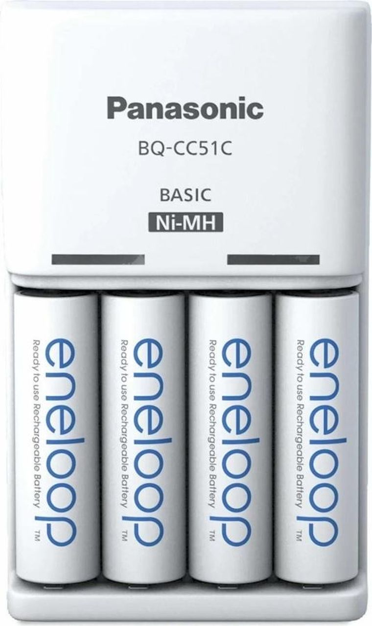 Panasonic, Eneloop, ładowarka, Basic + 4xAA, 2000mAh