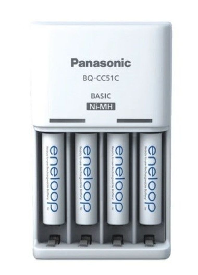 Panasonic, Eneloop, ładowarka, Basic + 4xAAA, 800mAh