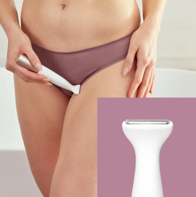 Panasonic, trymer akumulatorowy do ciała i bikini 5w1, ES-WM31-P301, biały/złoty