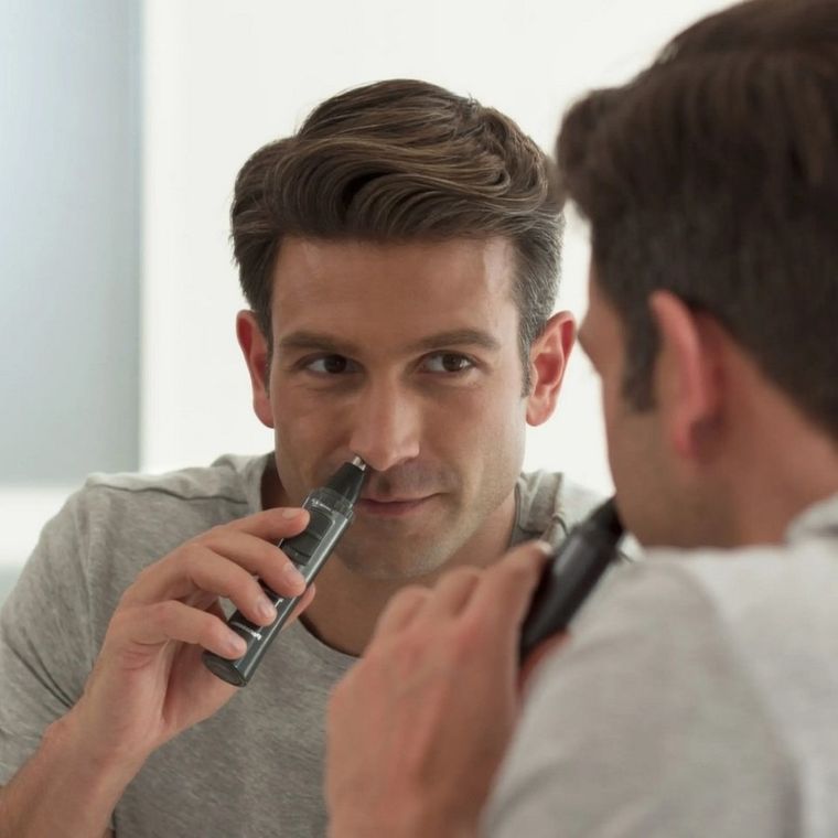 Panasonic, trymer na baterie do nosa i uszu, czarny, ER-GN33-H301