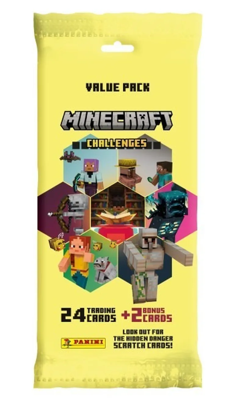 Panini, Minecraft, saszetka Fat Pack z kartami, 1 szt.