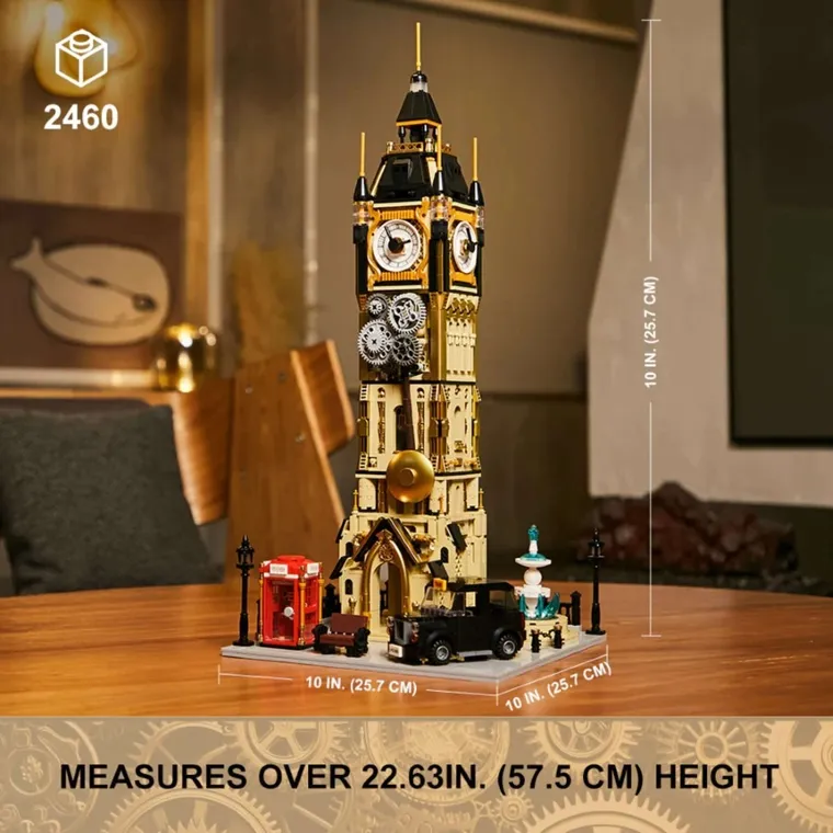 Pantasy, Steampunk, Big Ben, klocki konstrukcyjne, 2424 elementy