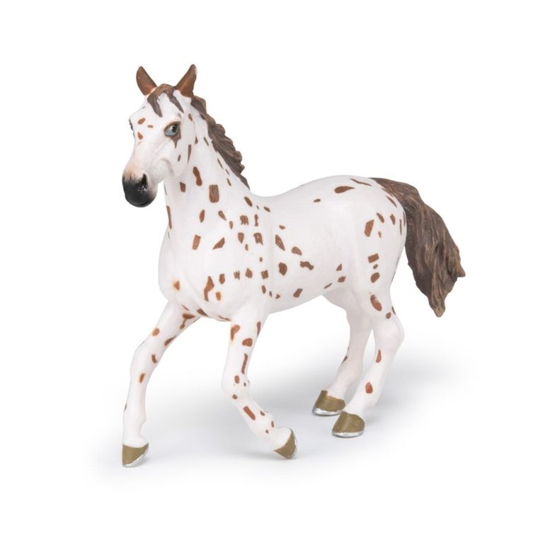 Papo, Brązowa cętkowana klacz, figurka kolekcjonerska