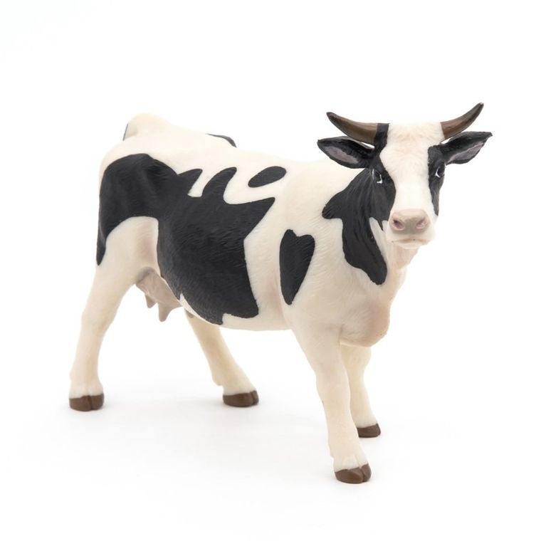 Papo, Czarno-biała krowa, figurka kolekcjonerska