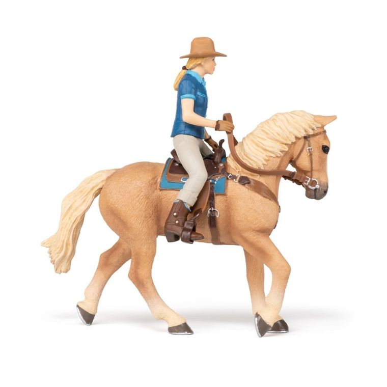 Papo, Koń z kowbojką, figurka