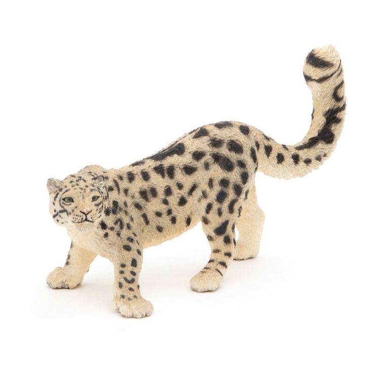 Papo, Leopard śnieżny, figurka kolekcjonerska