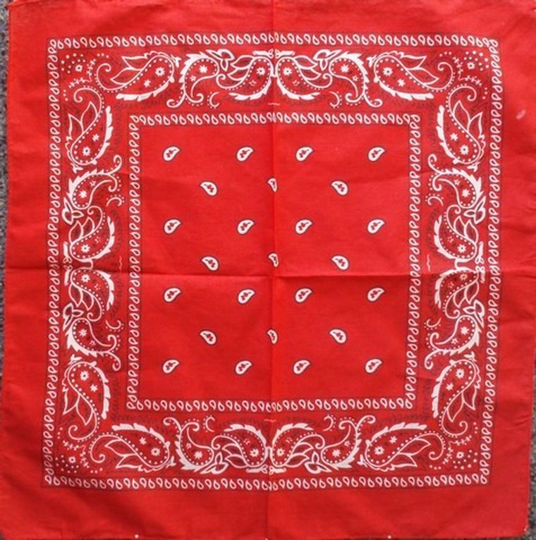 Party Tino, bandamka, chustka, czerwona