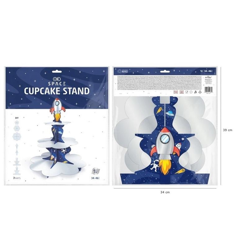 Party Tino, patera na przekąski, kosmos