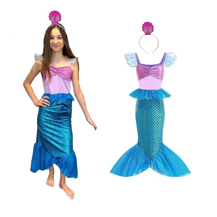 Party Tino, Syrenka, strój dla dzieci, rozmiar 122/128