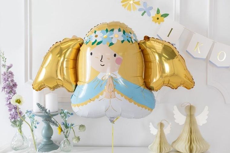 PartyDeco, Aniołek, balon foliowy, 103-58 cm