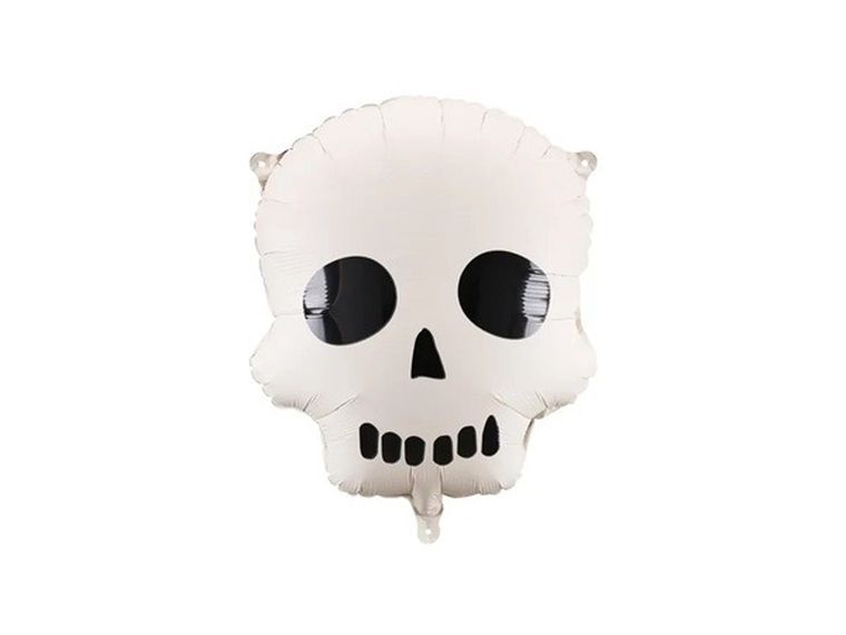PartyDeco, balon foliowy, Czaszka, 36-41 cm