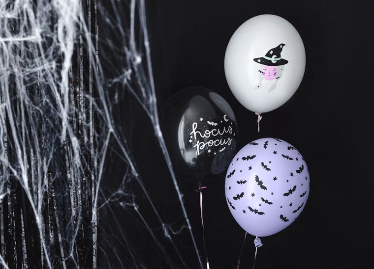 PartyDeco, balony 30 cm, Witch, mix, 50 szt.