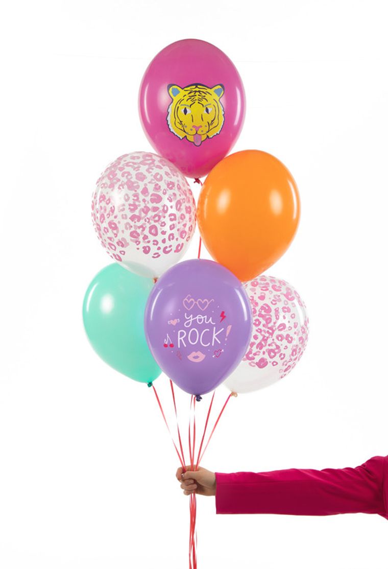 PartyDeco, balony 30 cm, You Rock, mix, 6 szt.