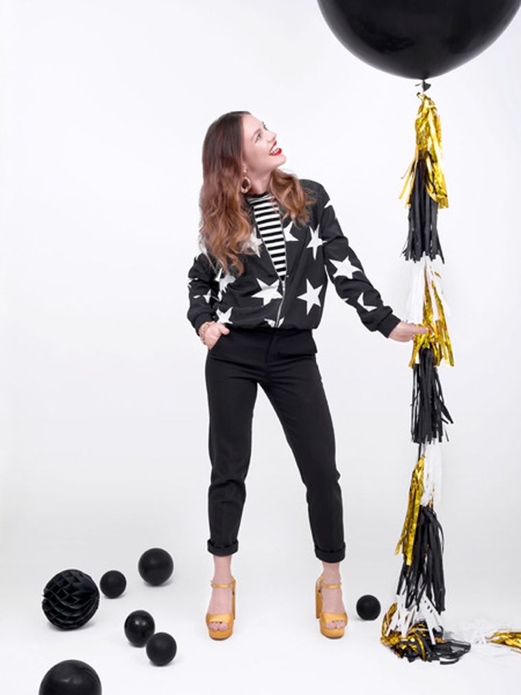 PartyDeco, balony lateksowe strong, pastelowe, czarne, 12 cm, 100 szt.