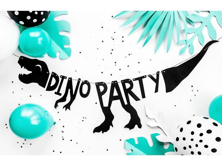 PartyDeco, baner Dinozaury, Dino Party, 20-90 cm