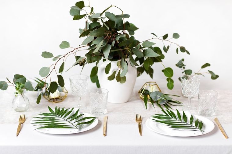 PartyDeco, dekoracyjna organza z nadrukiem, biała, 0,48-9 m