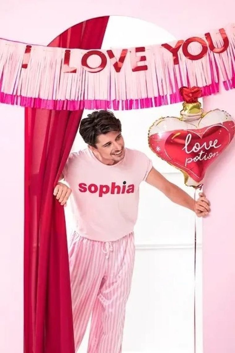 Partydeco, Eliksir miłości, serce, balon foliowy, 54-66 cm