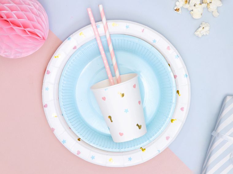 PartyDeco, kubeczki, Boy or Girl, 200 ml, 6 szt.