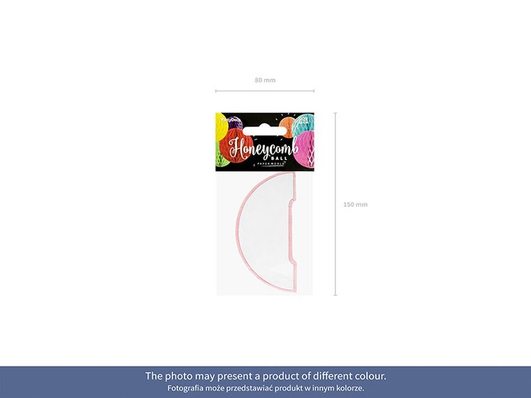 PartyDeco, kula bibułowa, jasnokremowy, 10 cm