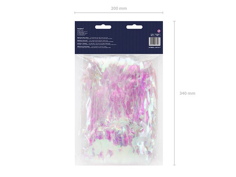 PartyDeco, kurtyna Party, opalizujący, 90-250 cm