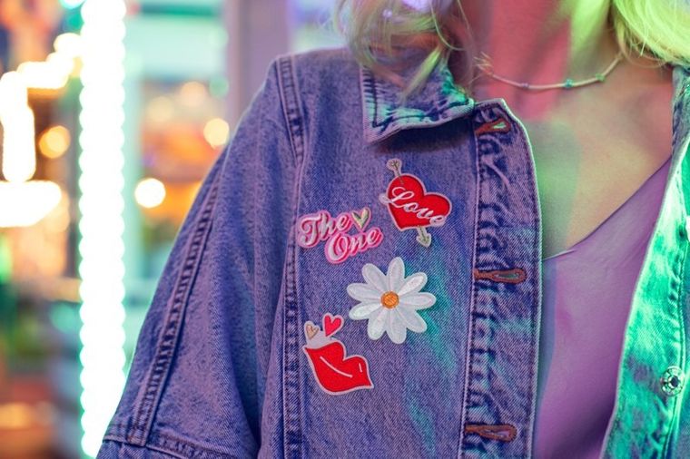 PartyDeco, love, naprasowanki, 4 szt.