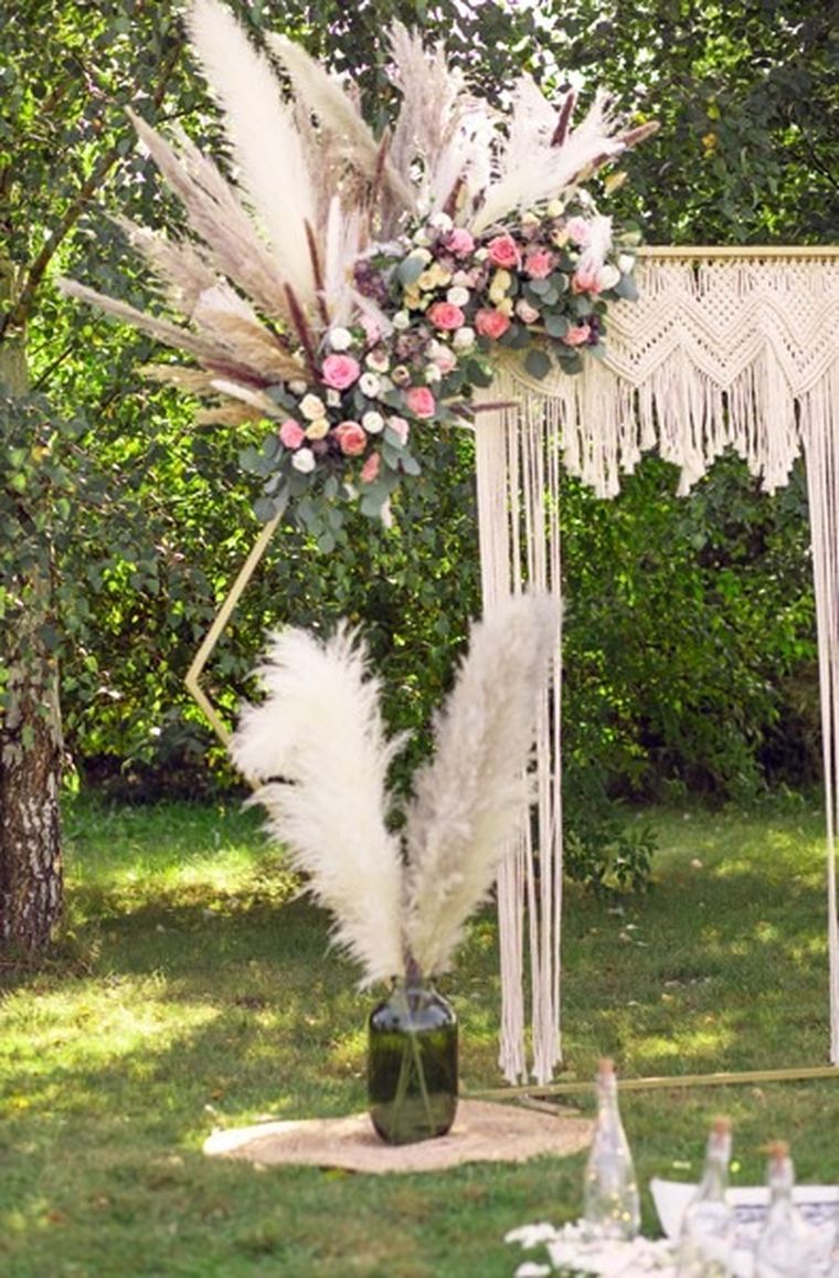 PartyDeco, makrama, złamana biel, 104-182 cm