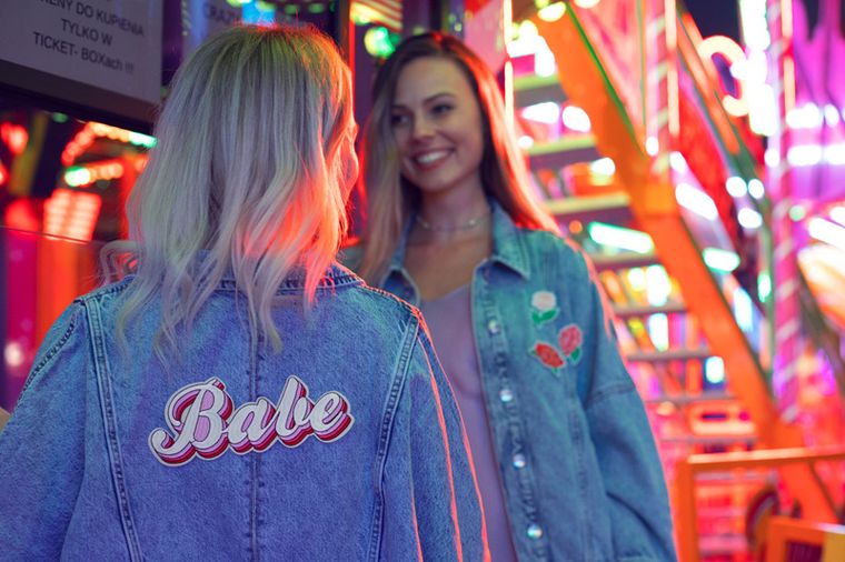 PartyDeco, naprasowanka Babe, mix, 20-8 cm, 1 szt.