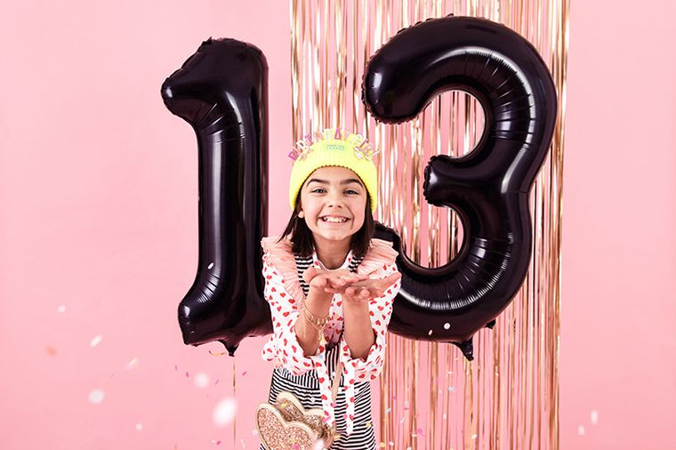 PartyDeco, opaska Birthday Girl, mix, 1 szt.