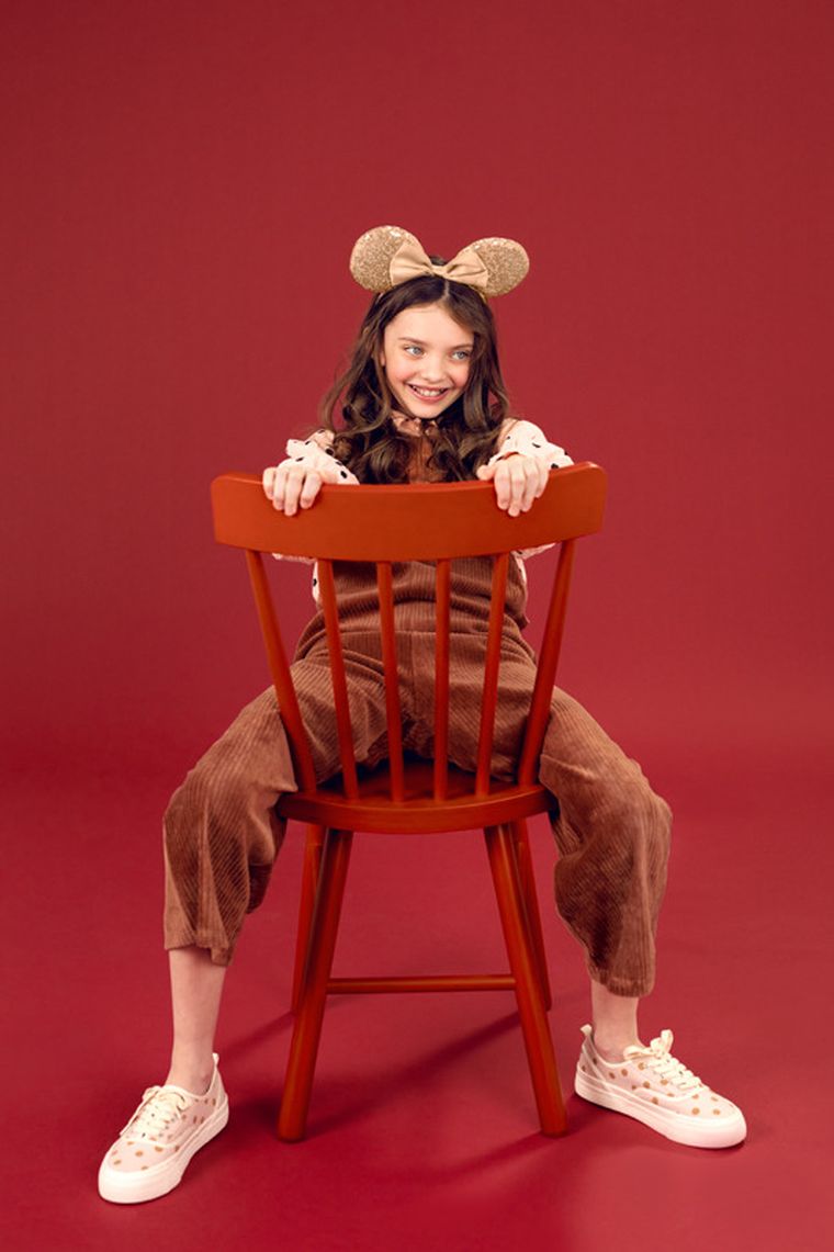 PartyDeco, opaska Myszka, nude, 25-19 cm, 1 szt.