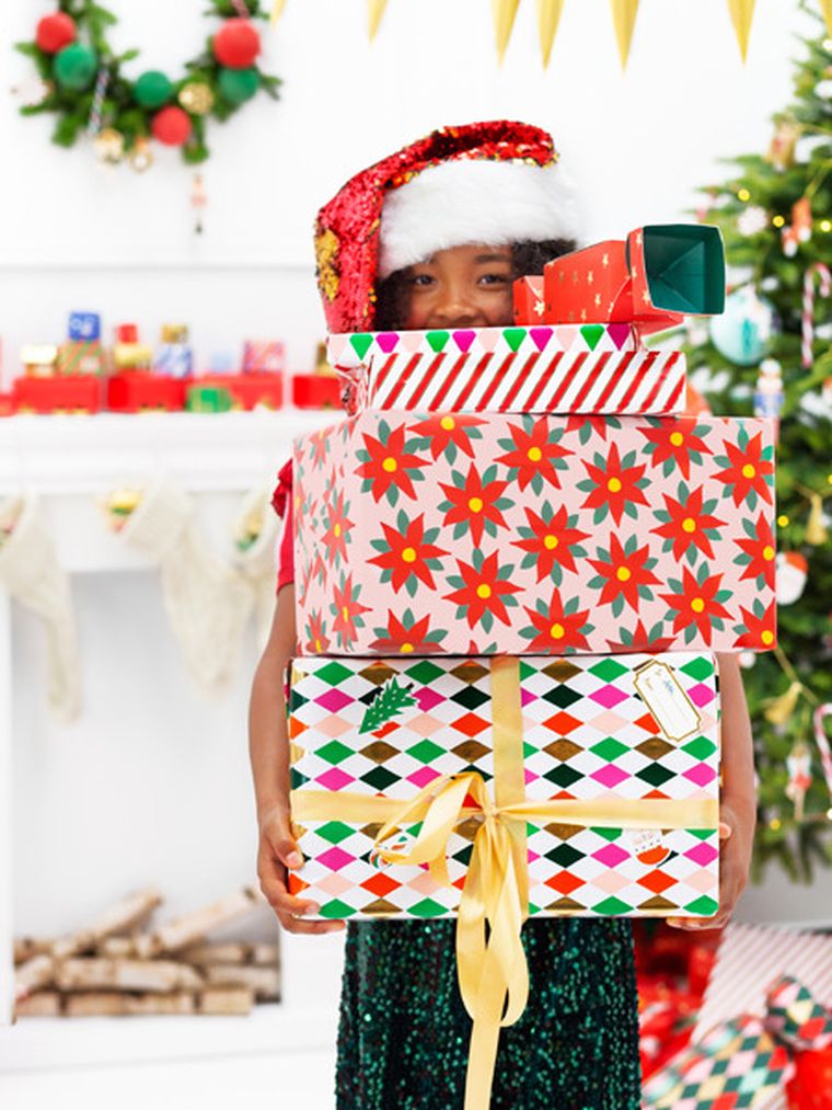 PartyDeco, papier do pakowania, Romby, 70-200 cm