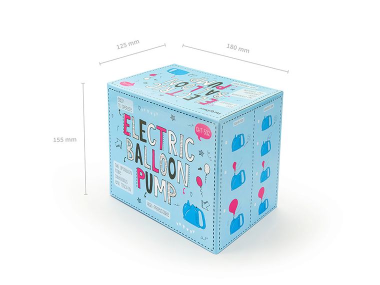PartyDeco, pompka elektryczna do balonów z jednym wyjściem