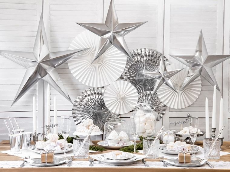 PartyDeco, pudełeczka, biały, 6-6-5,5 cm, 10 szt.