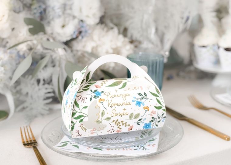 PartyDeco, pudełko na ciasto, 16-15-8 cm, 10 szt.