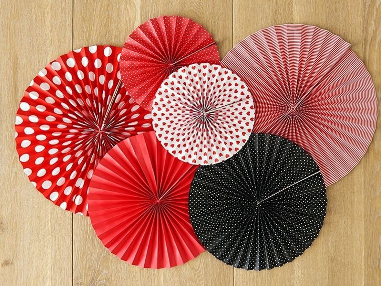 PartyDeco, rozety dekoracyjne, biedronka, 3 szt.