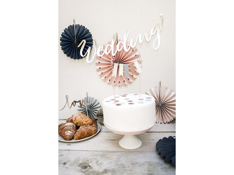 PartyDeco, rozety dekoracyjne, elegant bliss, 5 szt.