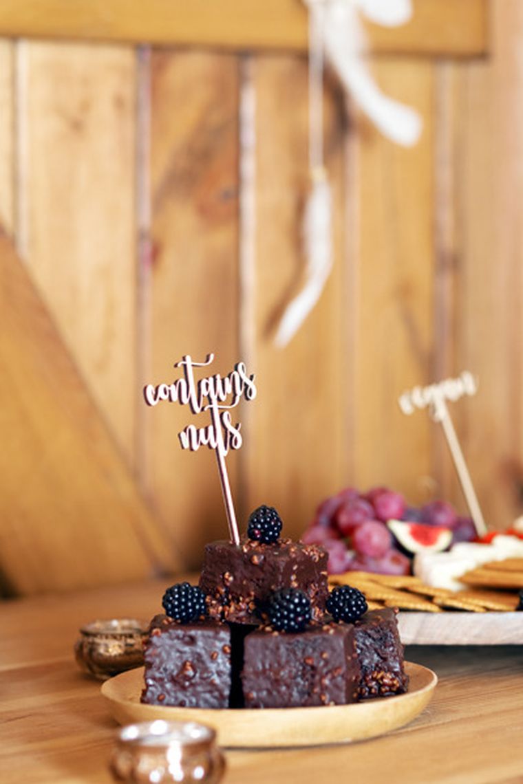 PartyDeco, toppery na słodki stół, 14.5-16 cm, 1 szt.